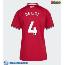 Fotballdrakt Dame Manchester United Matthijs de Ligt #4 Hjemmedrakt 2026-27 Kortermet